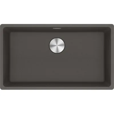 Franke: Lavello una vasca Vasche Sottotop Maris MRG 110-72 125.0714.197 finitura grigio ardesia da 75.3x43.3 cm