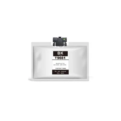 CARTUCCIA COMPATIBILE EPSON T9661 NERA PIGMENTATO C13T966140 WorkForce Pro WF-M5298DW WF-M5299DW 10.000 PAGINE
