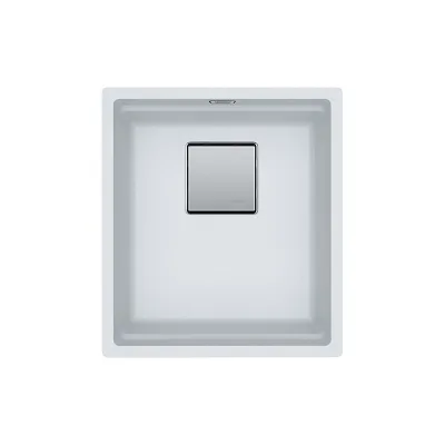 Franke: Lavello una vasca Vasche Kubus 2 Sottotop KNG 110-37 125.0529.422 finitura fragranite bianco da 37x42 cm