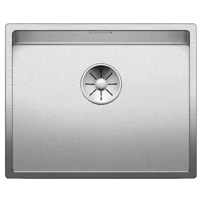 Blanco | Lavello una vasca CLARON 500-U 1523386 in acciaio inox Durinox da 54x44 cm - Sottotop