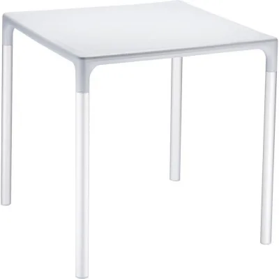 Siesta Tavolo Fisso Hi-Tech Mango Alu art. 758 con struttura in alluminio da 72x72 cm