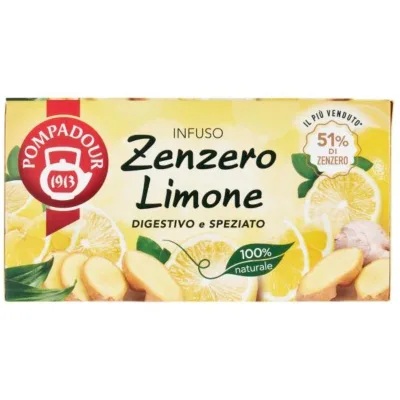 POMPADOUR Infuso Zenzero e Limone 20 filtri