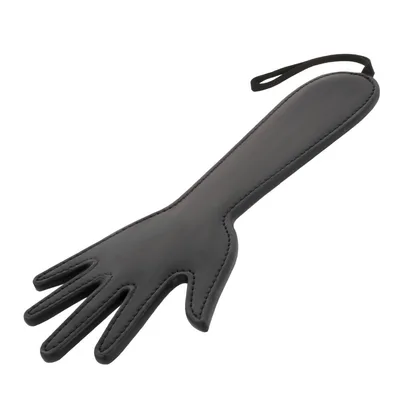 Darkness Paddle Mano Nero BDSM Fetish Sculacciatore Vegan Leather 17x9,5 cm