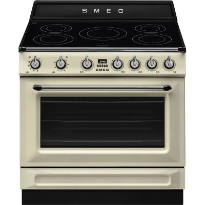 Smeg S Cucina TR90IPP con forno termoventilato e piano cottura induzione finitura panna da 90x60 cm - PROMOZIONE ATTIVA FINO AL 19/10