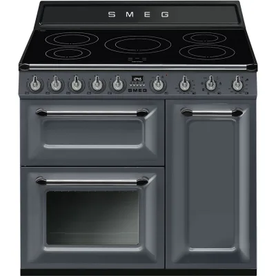 Smeg S Cucina TR93IGR2 con tre forni e piano cottura induzione finitura Slate Grey da 90x60 cm - PROMOZIONE ATTIVA FINO AL 19/10
