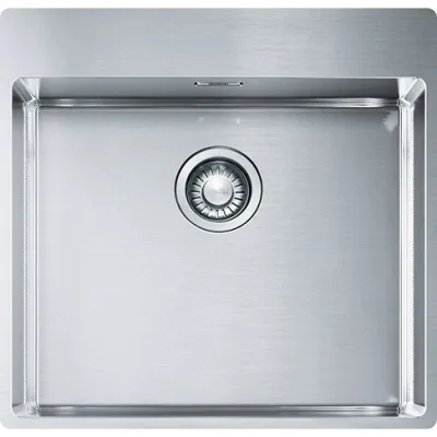 Franke Lavello una vasca Box Incasso Semifilo/Filotop BXX 210-50 TL 127.0369.289 inox satinato da 53x51 cm