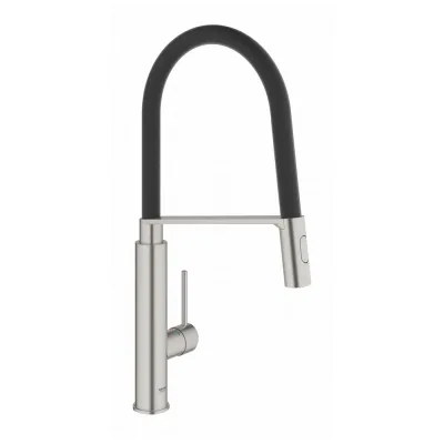 Grohe Miscelatore monocomando Concetto 31491DC0 finitura super steeel