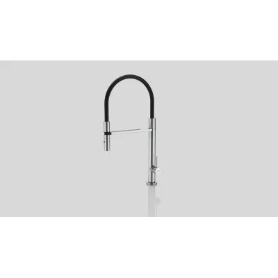 Fulgor Miscelatore monocomando FOMT 521 X finitura acciaio inox