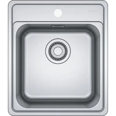 PRONTA CONSEGNA - Franke: Lavello una vasca Bell Incasso BCX 610-42 101.0693.290 finitura inox satinato da 41.5x48 cm