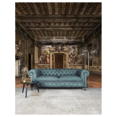 Poltrona Frau Divano 5 posti Chester One con rivestimento in pelle