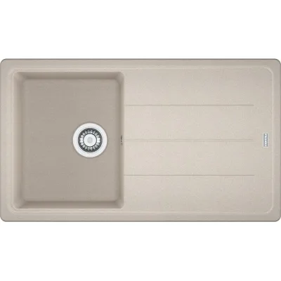 PRONTA CONSEGNA - Franke: Lavello una vasca con gocciolatoio Boston Incasso BFG 611-86 114.0370.150 finitura fragranite sahara da 86x50 cm