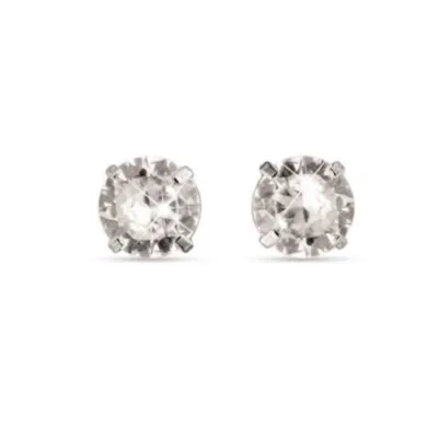 MJ POST 394 ORECCHINO PUNTO LUCE BIANCO 6MM