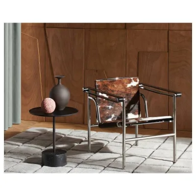 Cassina Poltroncina 1 Fauteuil dossier basculant con struttura in metallo e seduta a scelta