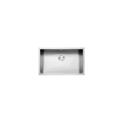 Barazza Lavello sottotop a una vasca R12 1QR70S finitura inox satinato da 73x43 cm