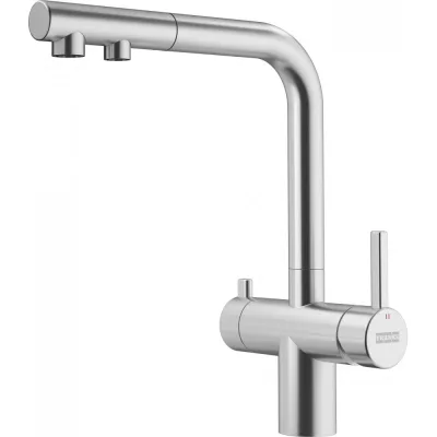 Franke Miscelatore a tripla via bicomando ATLAS NEO CLEAR WATER DOCCIA 120.0758.155 finitura inox satinato