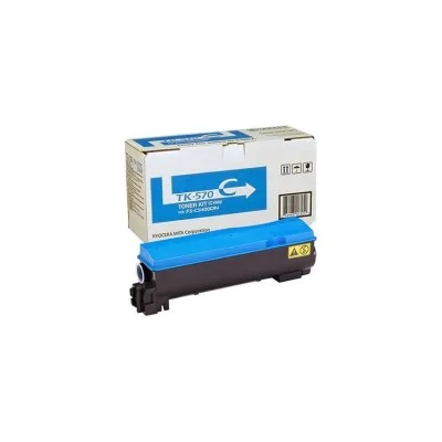 TONER ORIGINALE KYOCERA FS C5400 1T02HGCEU0 TK570C TK-570C CIANO 12K