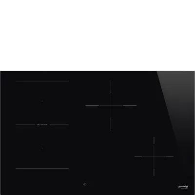 Smeg S Piano cottura a induzione SI1M4844D in vetroceramica nero da 80 cm - IN PROMOZIONE FINO AL 6/07