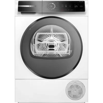 PRONTA CONSEGNA - Bosch Asciugatrice a pompa di calore a libera installazione WQB 245 B0 IT finitura bianco/nero da 60 cm - Serie 8