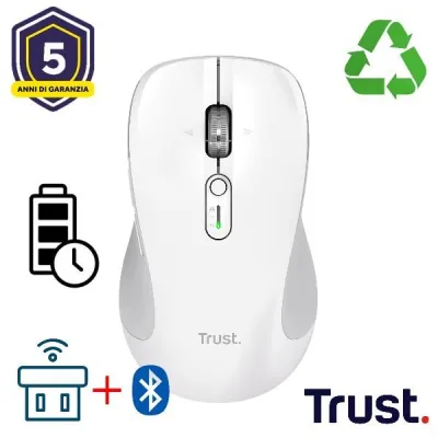 FERRO HYPERWHEEL WRLS MOUSE WHITE 25674