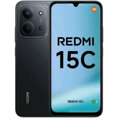 XIAOMI REDMi 15C DUAL SIM 6.9" OCTA CORE 128GB RAM 4GB 4G LTE EUROPA MIDNIGHT BLACK
