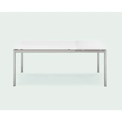 Connubia Tavolo allungabile Snap CB4085-R 120 con struttura in metallo e piano in nobilitato da 120(180)x80 cm