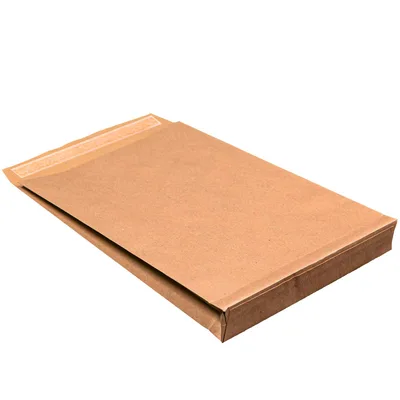 Busta a sacco con soffietti laterali e fondo quadro Avana - 190x260x40mm, 120gr, 250 pz