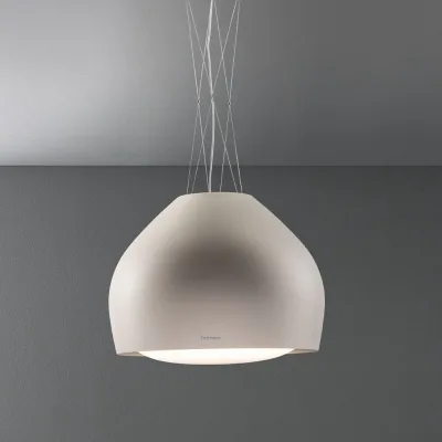 Falmec Cappa a isola Sophie finitura bianco da 54 cm