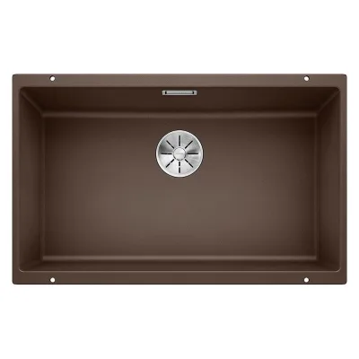 PRONTA CONSEGNA - Blanco | Lavello una vasca SUBLINE 700-U 1518581 finitura caffè da 73x46 cm - Sottotop