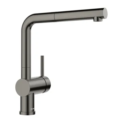 PRONTA CONSEGNA - Blanco | Miscelatore monocomando LINUS-S 1527733 finitura dark steel