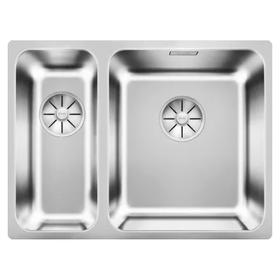 PRONTA CONSEGNA - Blanco | Lavello una vasca DX con vaschetta SOLIS 340/180-U 1526128 in acciaio inox da 58.5x44 cm - Sottotop