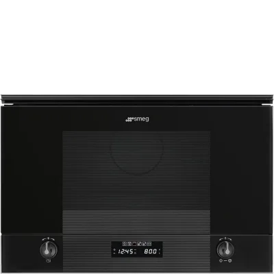 Smeg S Forno microonde con grill da incasso MP122B3 finitura Deep Black da 60 cm - IN PROMOZIONE FINO AL 6/07