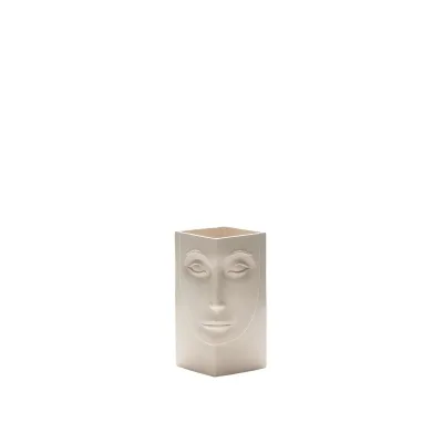 Adriani & Rossi Vaso con viso Ginevra in ceramica