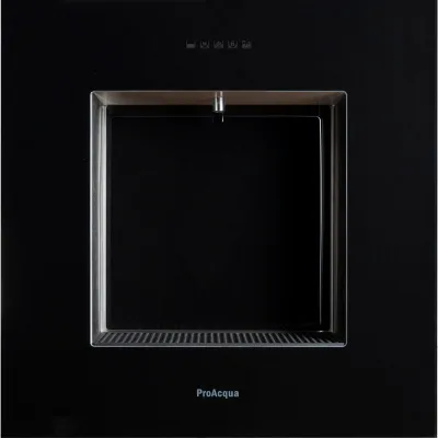 ProAcqua Erogatore d'acqua da incasso con acqua calda OMDE 60 1801236 finitura inox nero da 60 cm