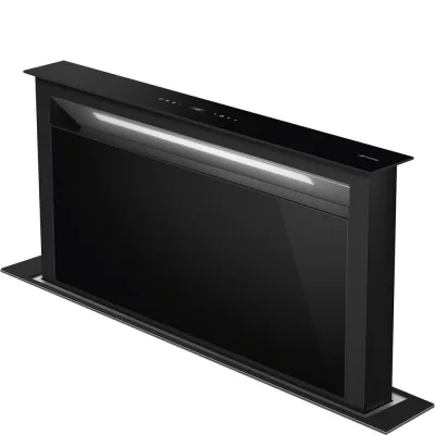Smeg S Cappa DownDraft a scomparsa KDD90CNE finitura vetro nero e inox da 90 cm - IN PROMOZIONE FINO AL 6/07