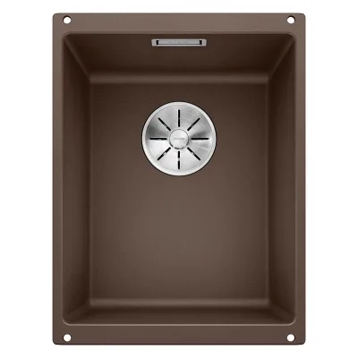 Blanco | Lavello una vasca SUBLINE 320-U 1518554 finitura caffè da 35x46 cm - Sottotop