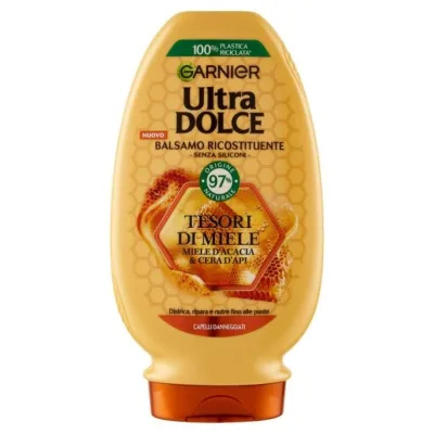 Garnier Ultra Dolce Balsamo Tesori di Miele Rinforzante per Capelli Fragili 200 ml