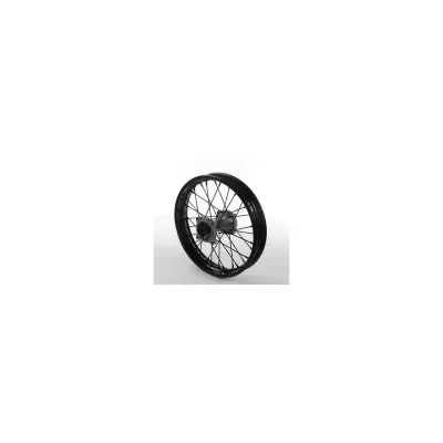 Cerchio posteriore in acciaio nero 14" - Ø15