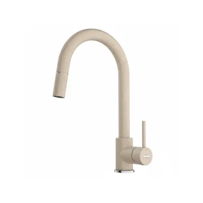 Franke: Miscelatore monocomando con doccetta estraibile POLA J 115.0735.627 finitura avena