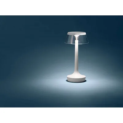 Flos Apparecchio di illuminazione da tavolo a luce diretta LED Bon Jour Unplugged in diverse finiture