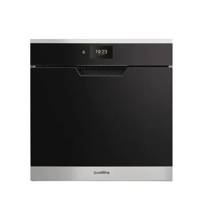 Coldline Abbattitore di temperatura da incasso LIFE W60NX finitura nero elegance inox da 60 cm