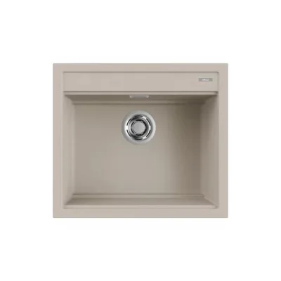 Elleci Lavello una vasca BEST 105 LKB10595 finitura composito K95 champagne da 57x51 cm