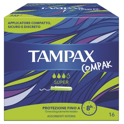 TAMPAX COMPAK SUPER 16PZ 4830
