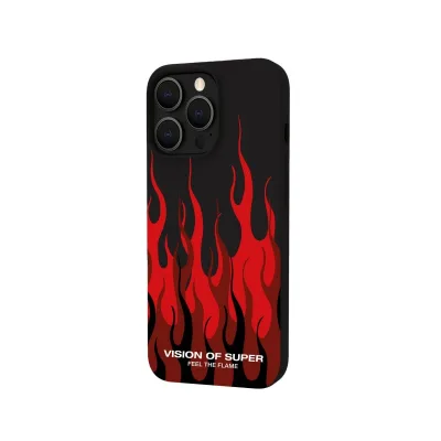 CELLY VOS CROMO COVER IPHONE 14 PRO BK/RD VOSCROMO1025