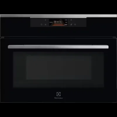 Electrolux Forno compatto combinato microonde KVLBE08X finitura acciaio inox da 60 cm