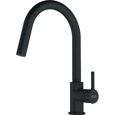 Franke: Miscelatore monocomando Lina Doccia 115.0626.053 finitura black matt