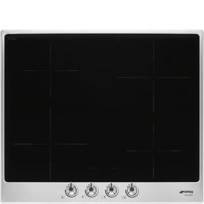 Smeg S Piano cottura a induzione SI364FXM in vetroceramica nero e acciaio inox da 60 cm - IN PROMOZIONE FINO AL 6/07
