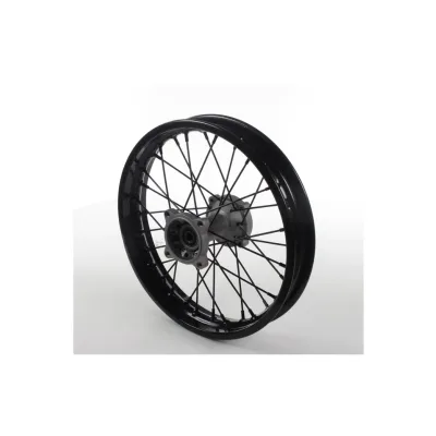 Cerchio posteriore in acciaio nero 14" - Ø15