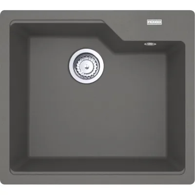 Franke: Lavello una vasca Vasche Sopratop Urban UBG 610-50 114.0686.797 finitura fragranite stone grey da 56x50 cm