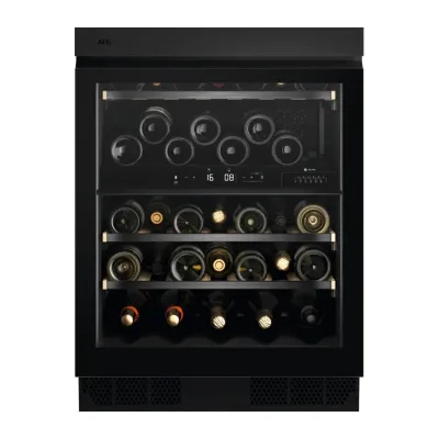 PRONTA CONSEGNA - AEG Cantina vino sottotop da incasso NSW 8D826 GT finitura nero opaco da 60 cm