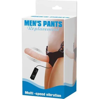 Baile Men’s Pants Replacement Strap-On Cavo Vibrante 17 cm con Telecomando e Harness